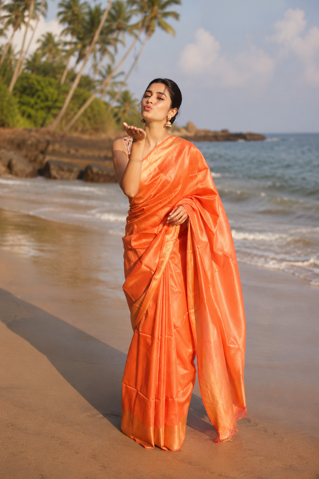 Plain Muga Silk