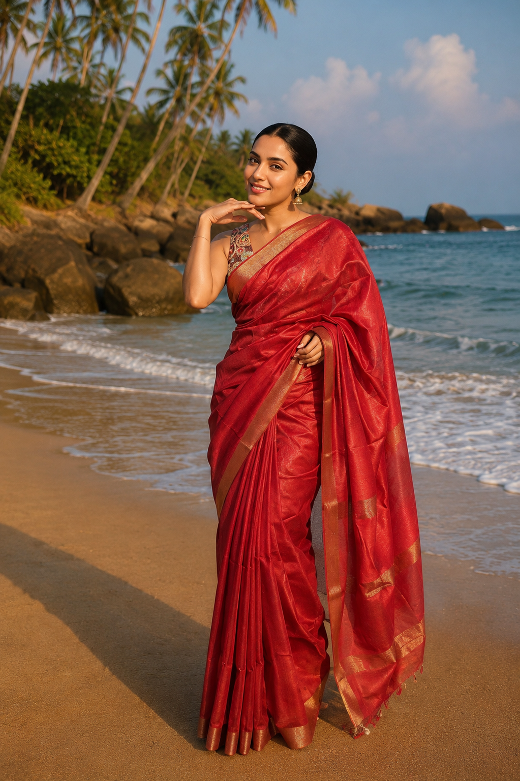 Plain Tussar Silk
