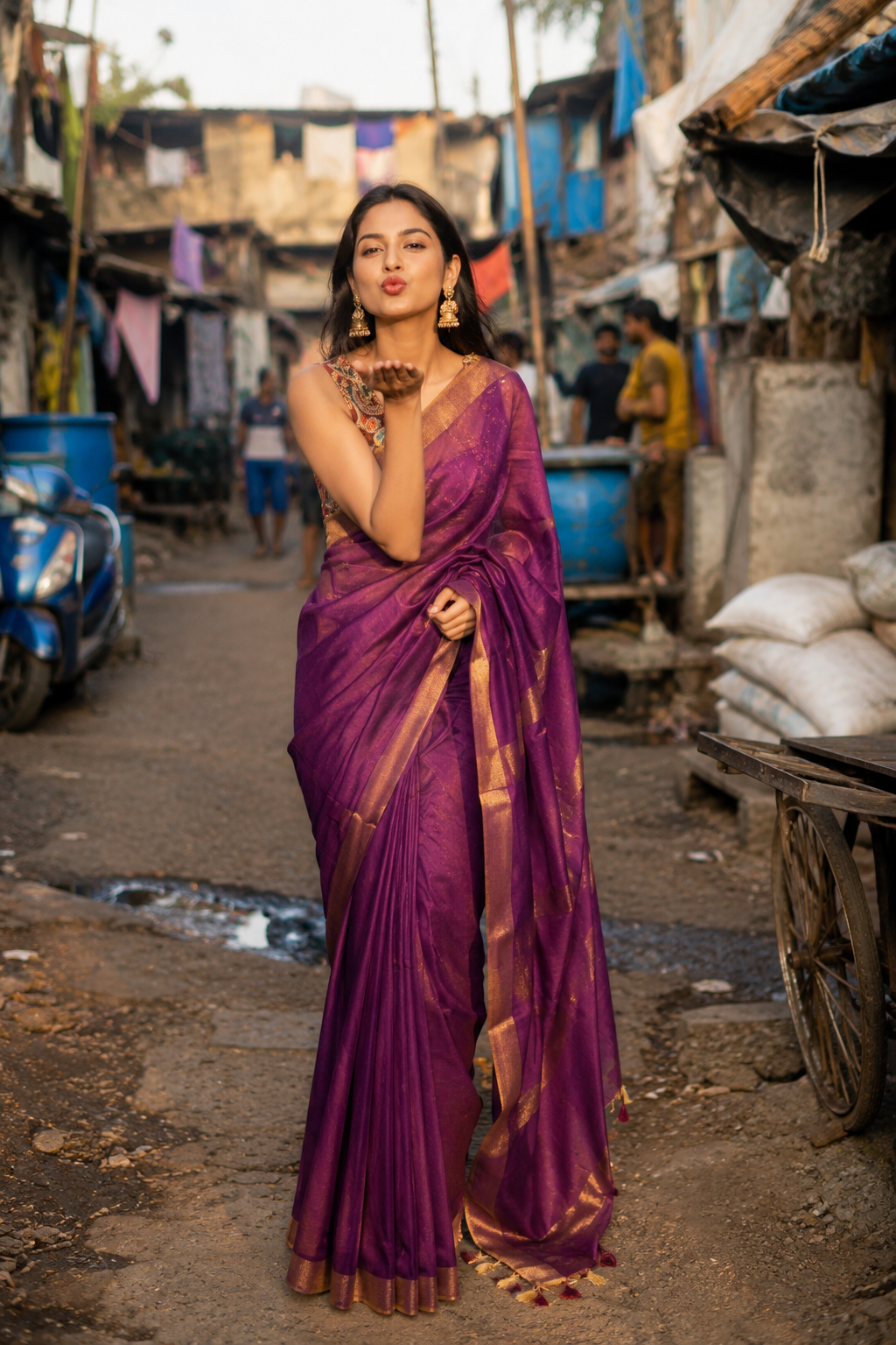 Plain Tussar Silk