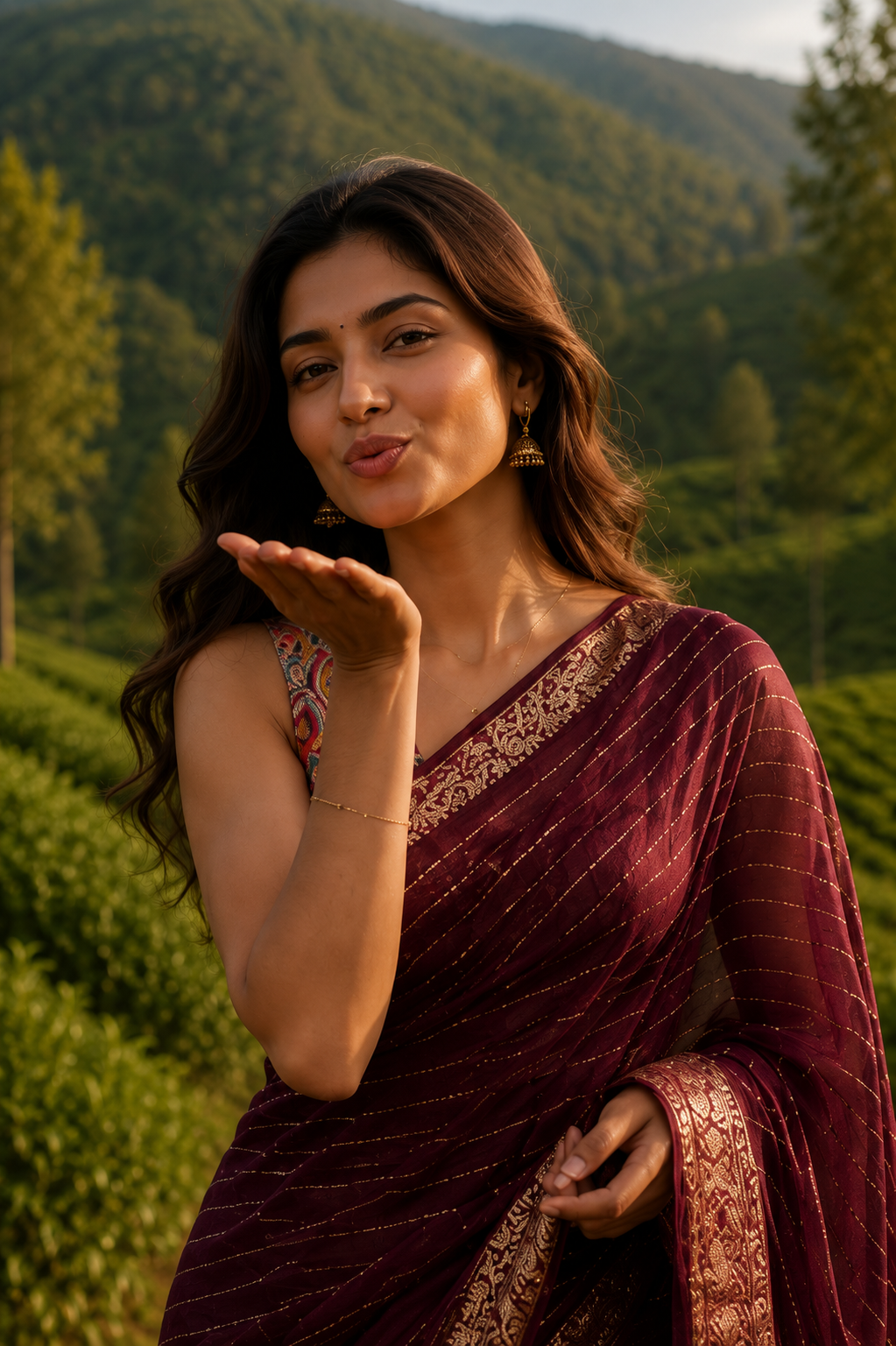 Zari Chiffon Silk