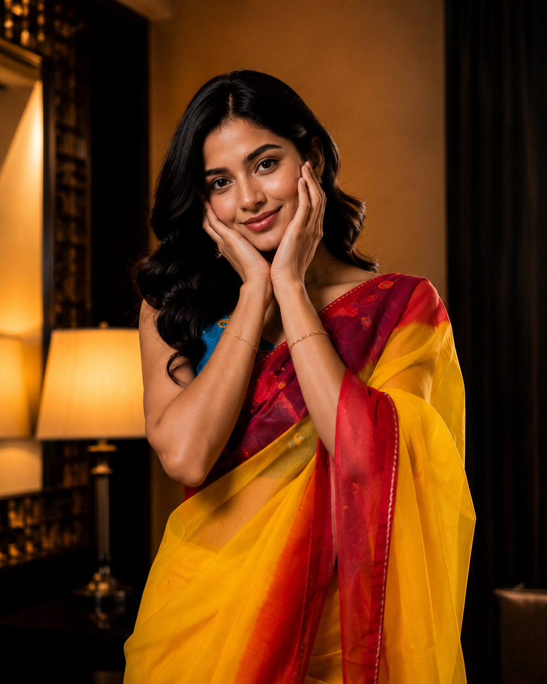 Bandhni Silk