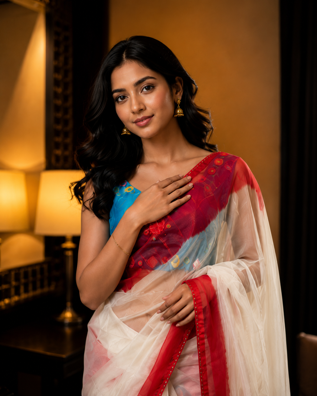 Bandhni Silk