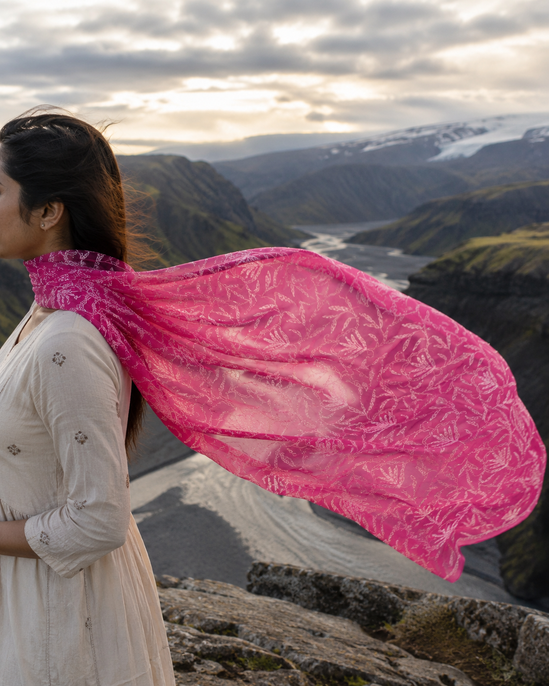 Chikankari Dupatta