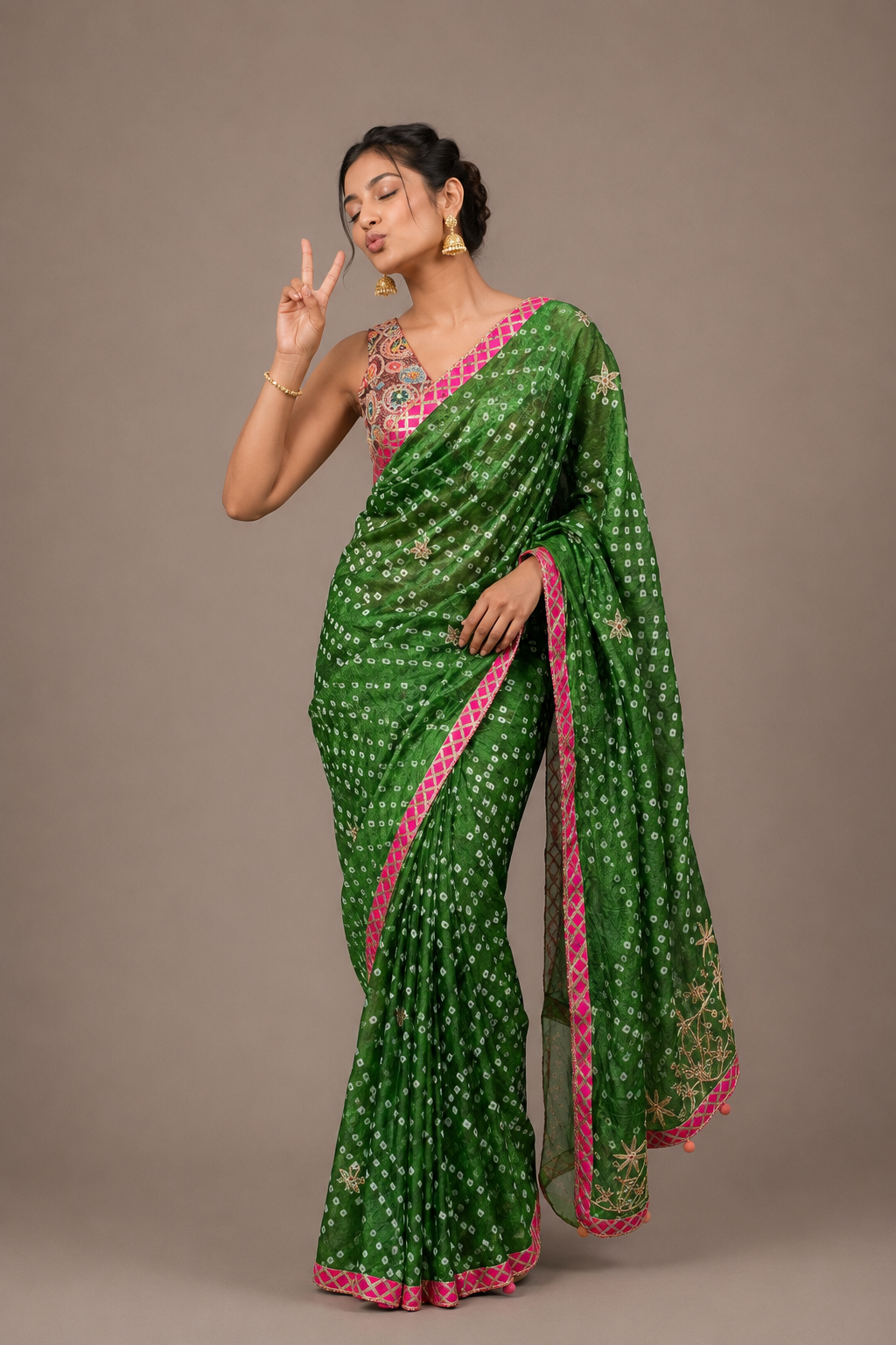 Bandhni Gota Patti