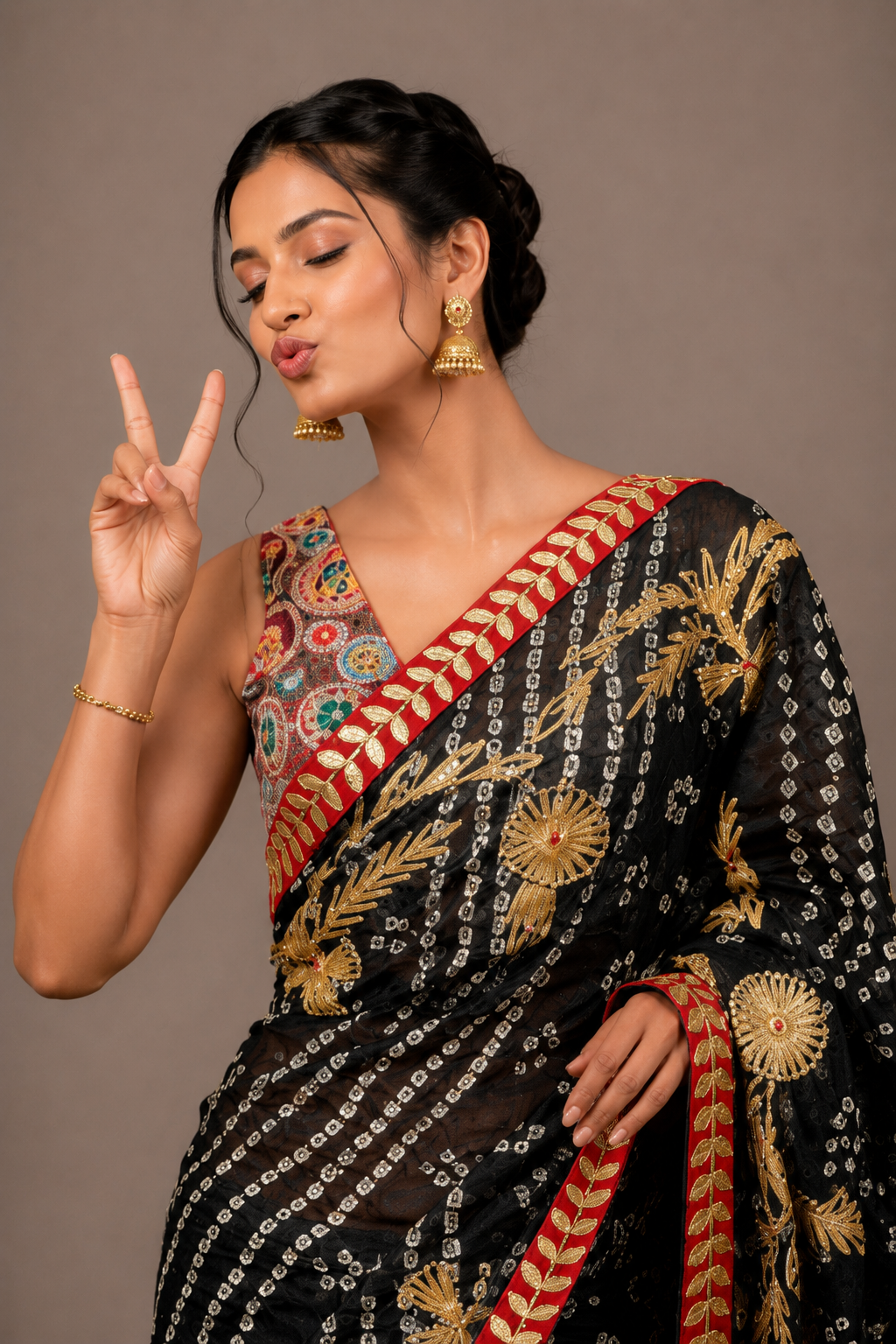 Bandhni Gota Patti