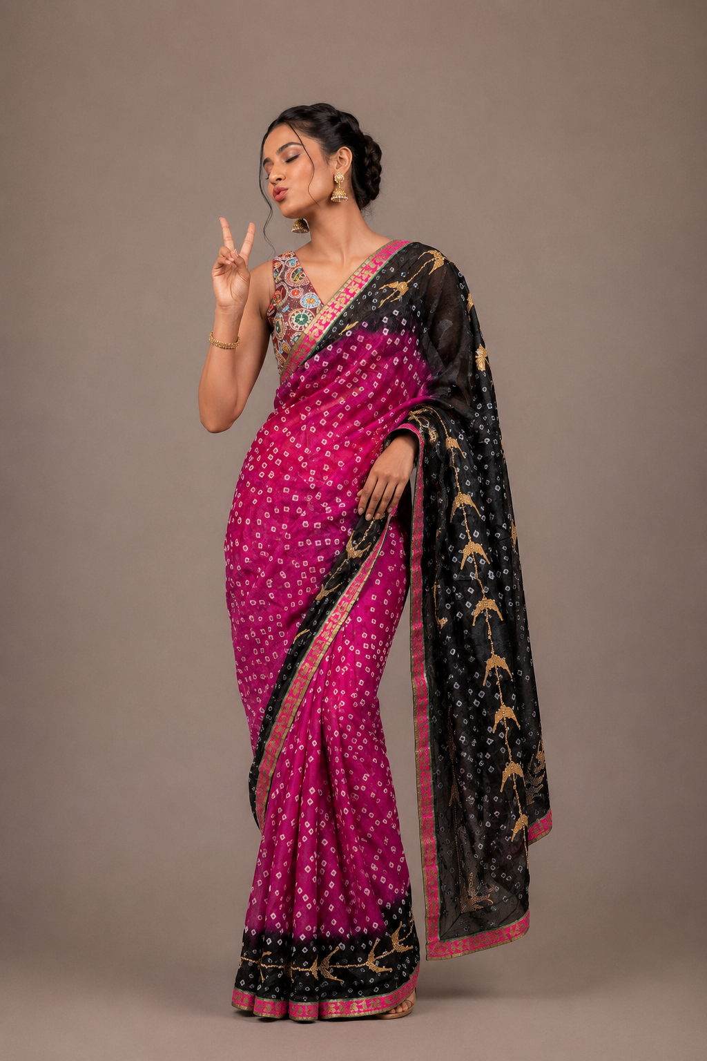 Bandhni Gota Patti