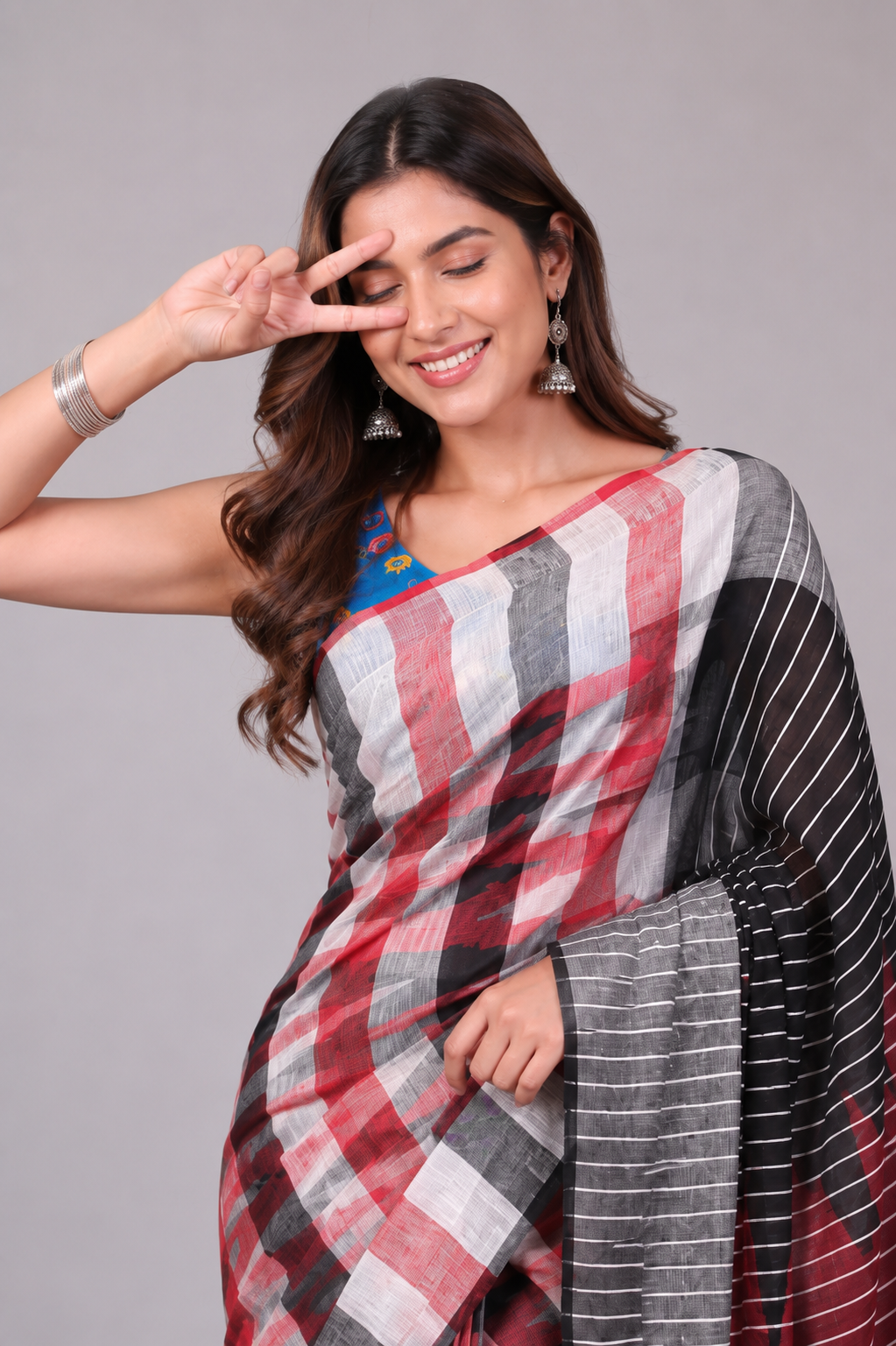 Ikkat Linen