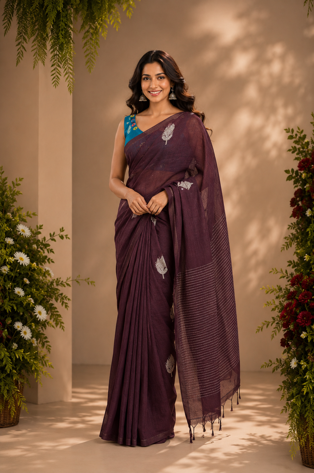 Linen Jamdani