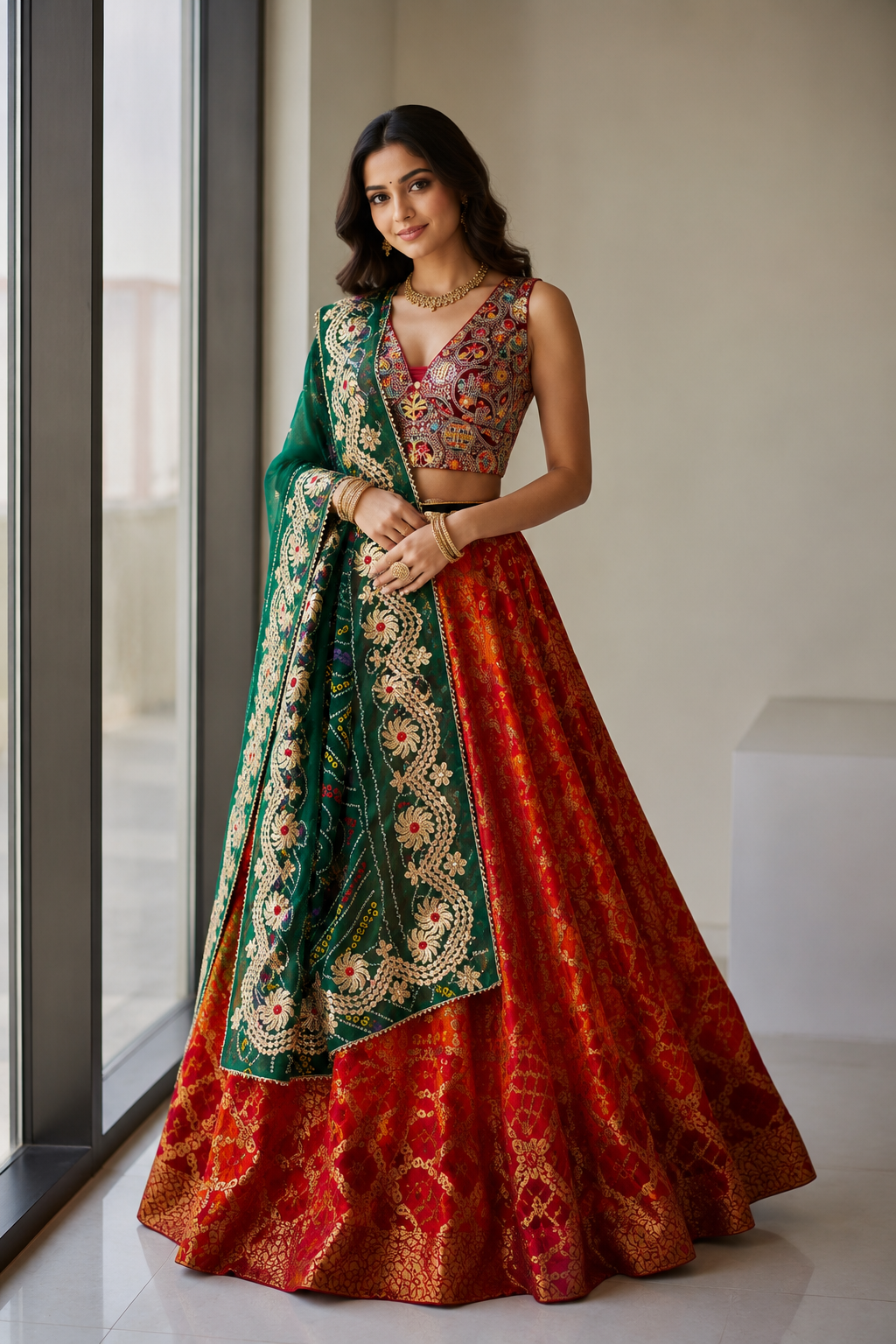Bandhni Lehenga