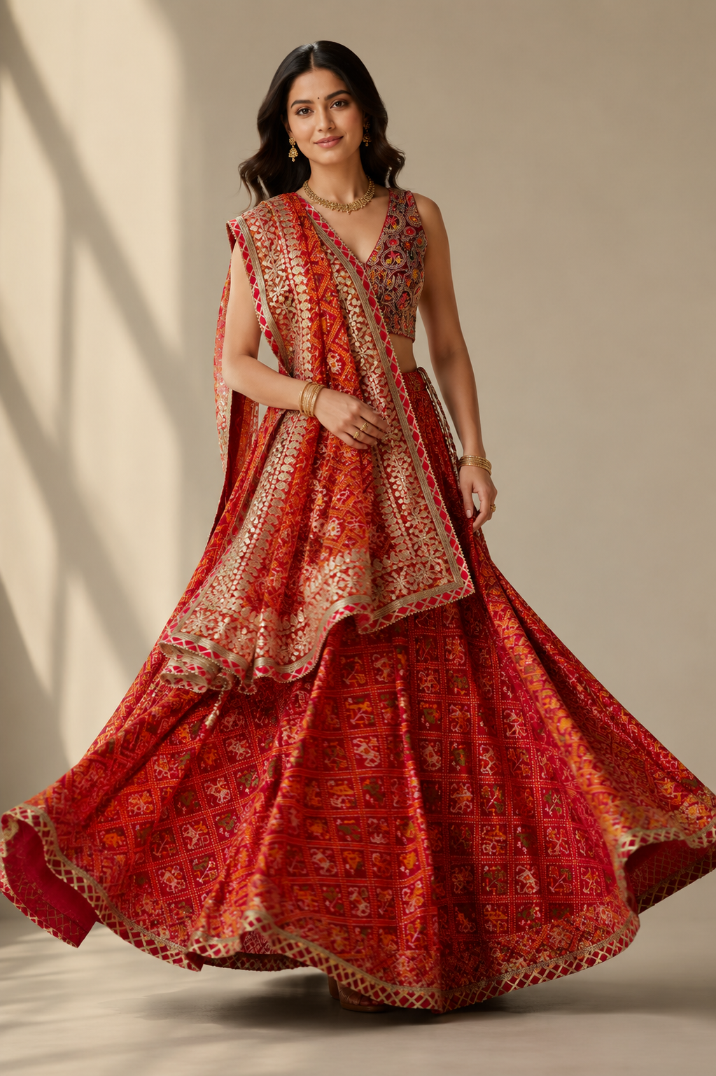 Kota Doria Lehenga