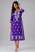 Chikankari Cotton Kurti