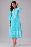 Chikankari Cotton Kurti