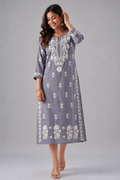 Chikankari Cotton Kurti