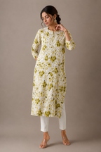 Chikankari Cotton Kurti