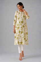 Chikankari Cotton Kurti