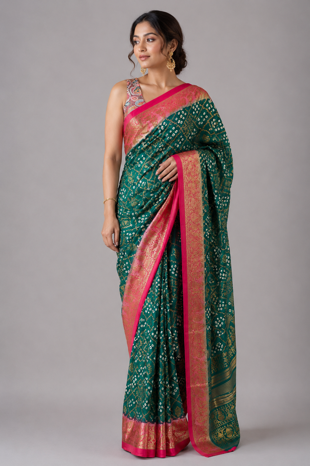 Kutch print silk