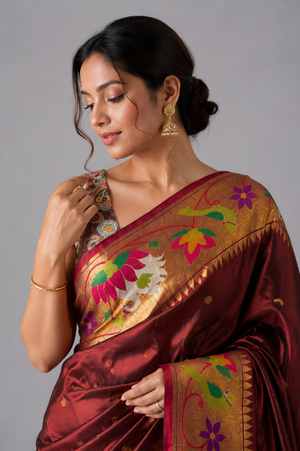 Pathani silk