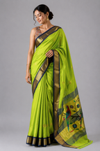 Paithani soft silk