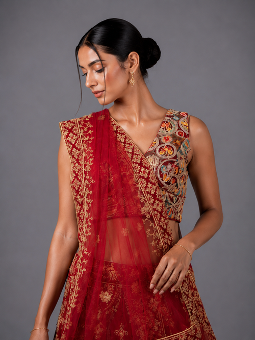 Bridal Gota Patti Lehenga