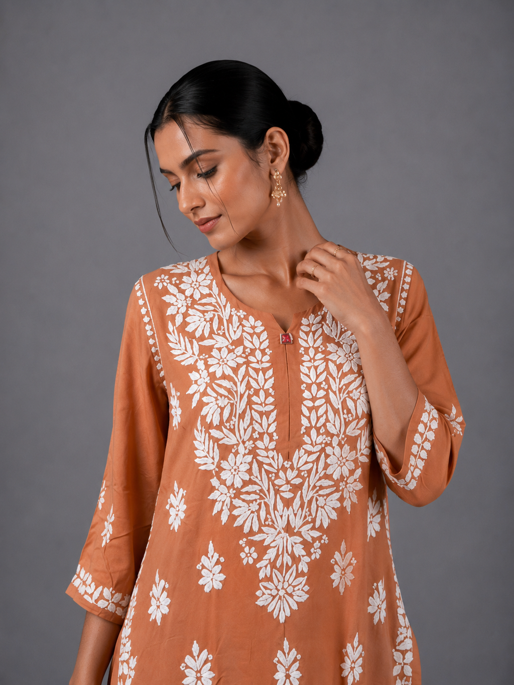 Titli Chikankari Kurti
