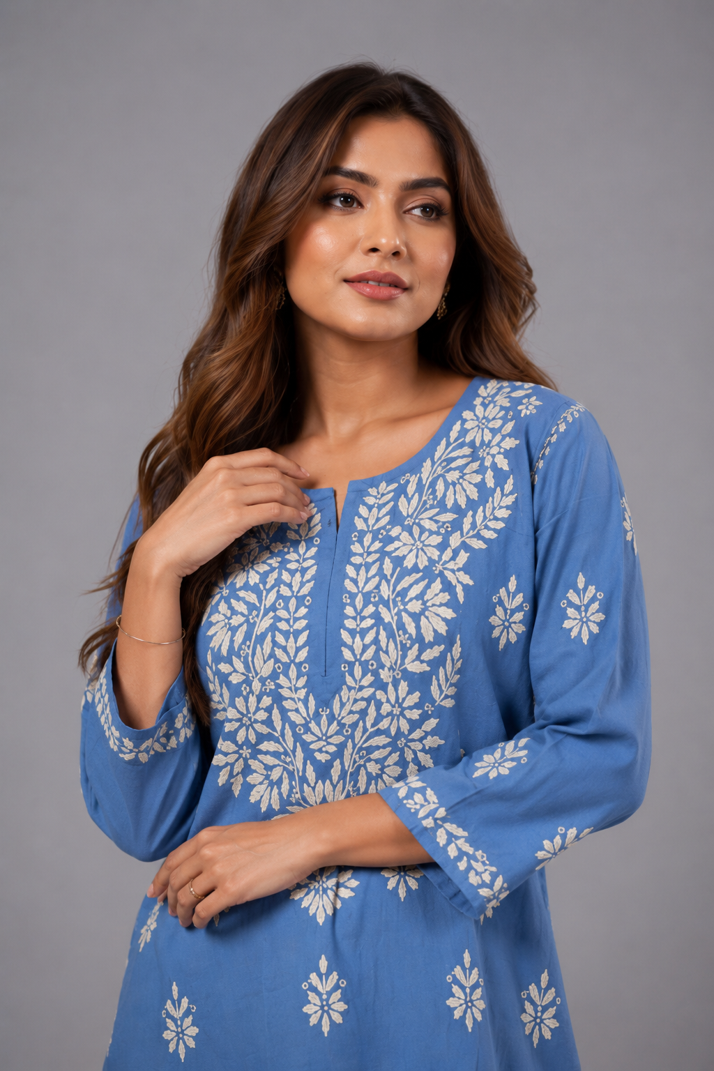 Aprajita Chikankari Kurti
