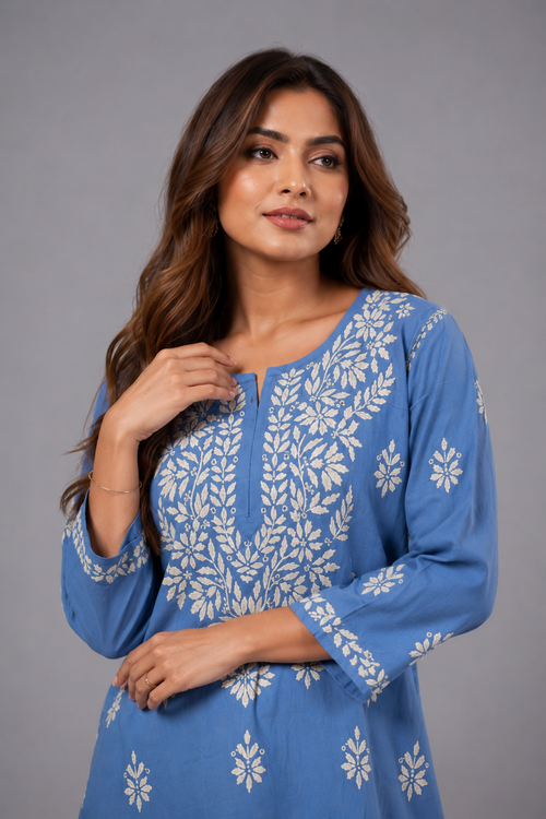 Aprajita Chikankari Kurti