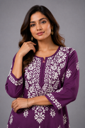 Kaamini Chikankari Kurti