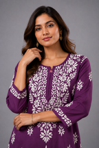 Kaamini Chikankari Kurti