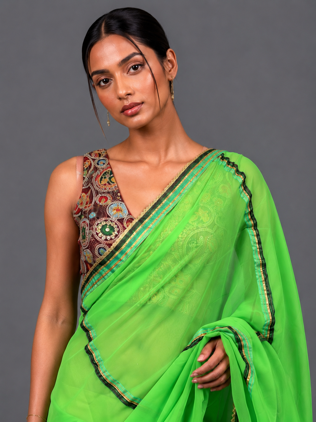 Chiffon Gota patti