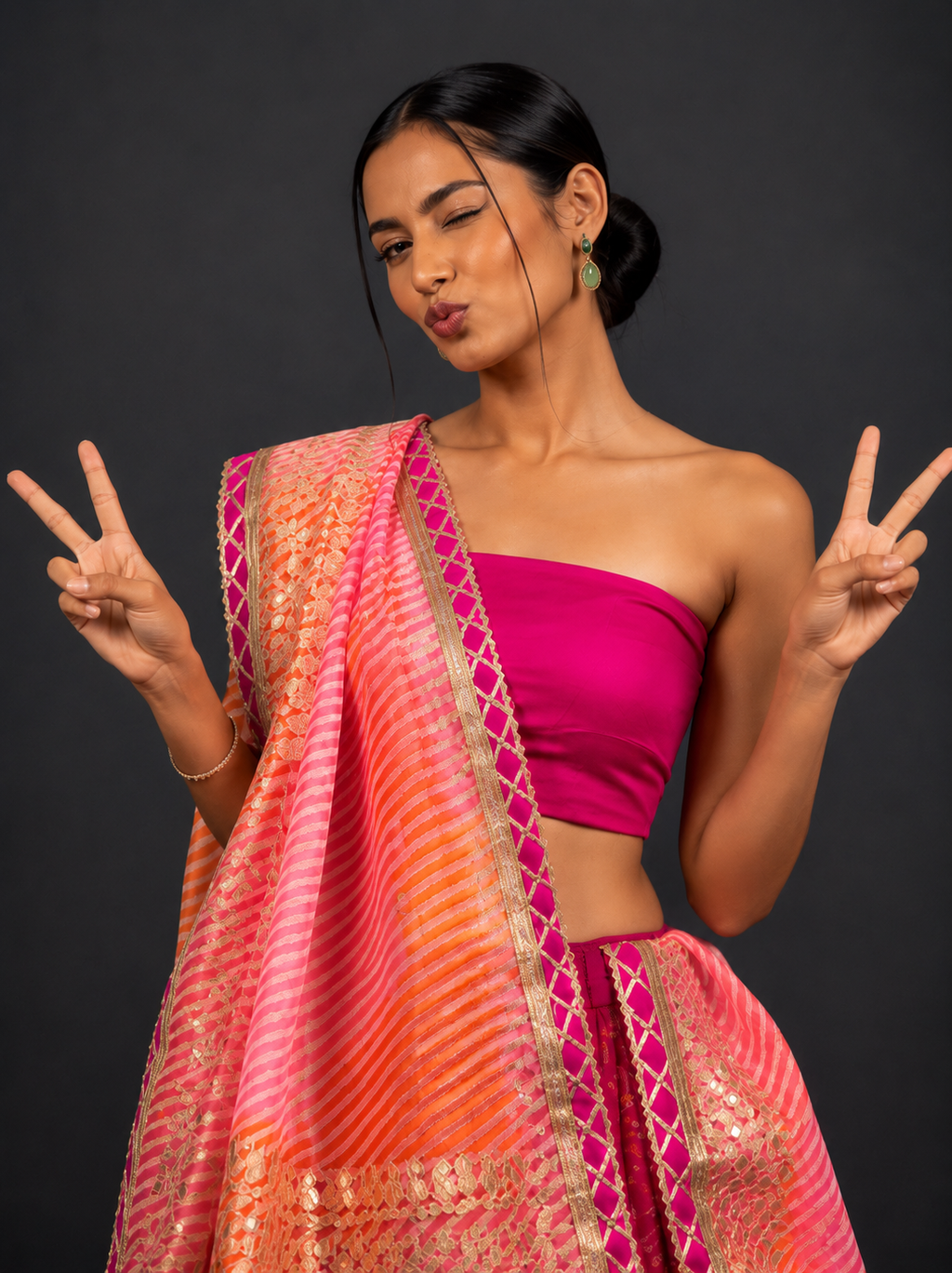 Kota Doria Lehenga