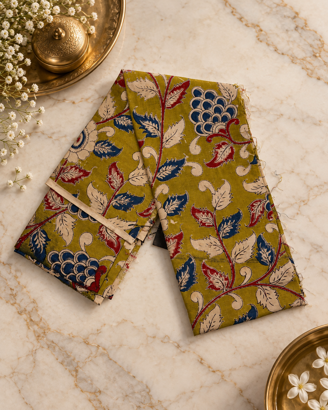 Kalamkari Blouse Fabric