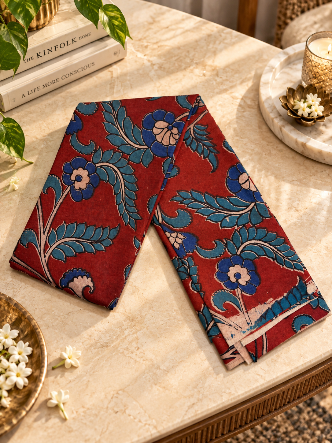 Kalamkari Blouse Fabric