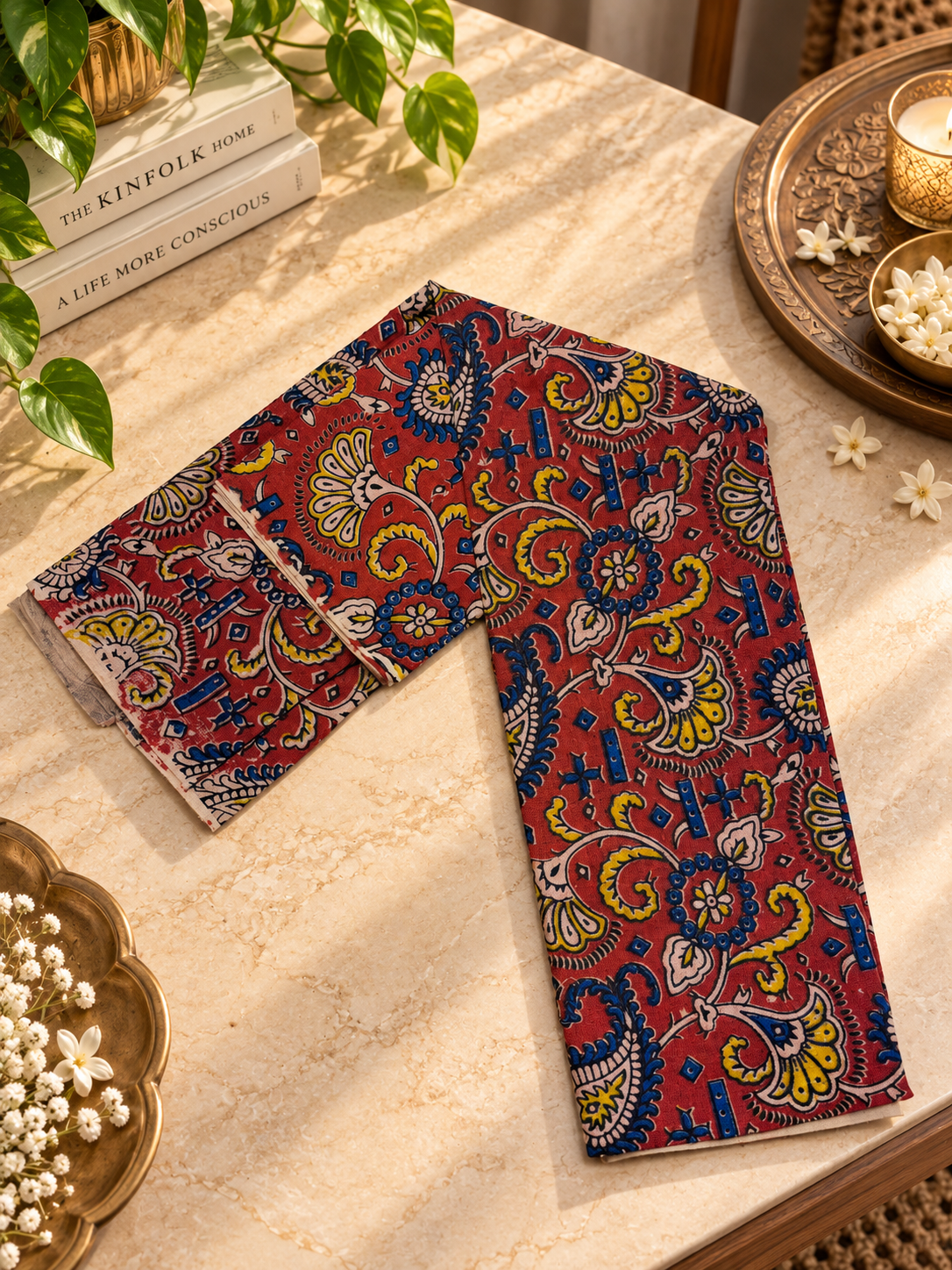 Kalamkari Blouse Fabric