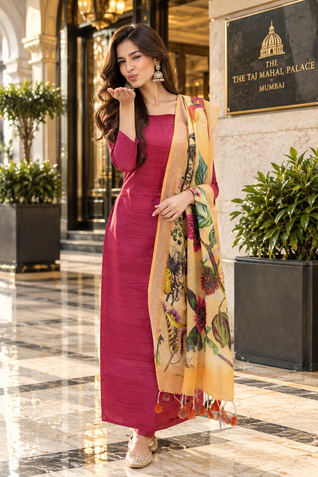 Muga Silk Dress Material