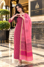 Maheshwari silk dress material