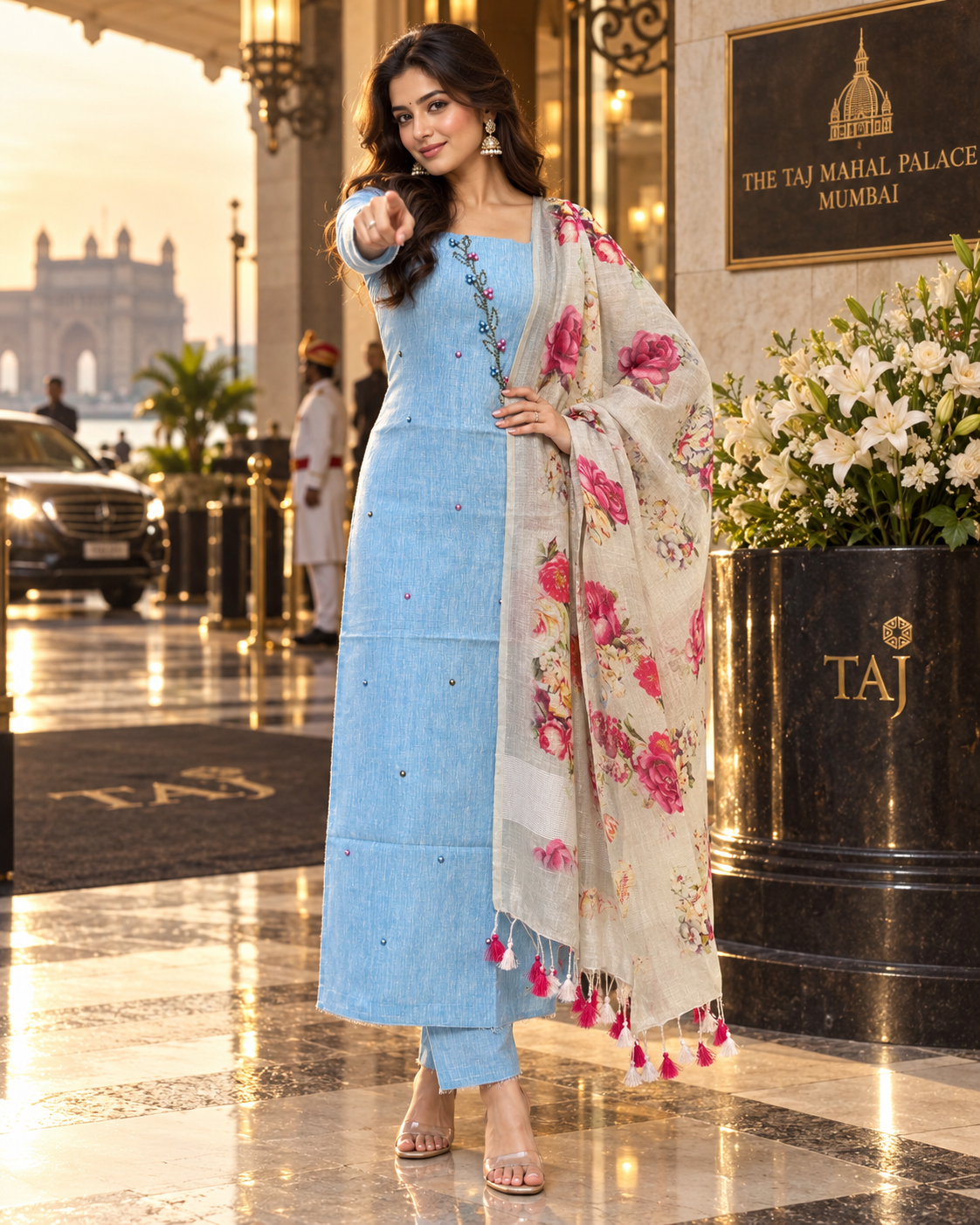 Linen Dress Material