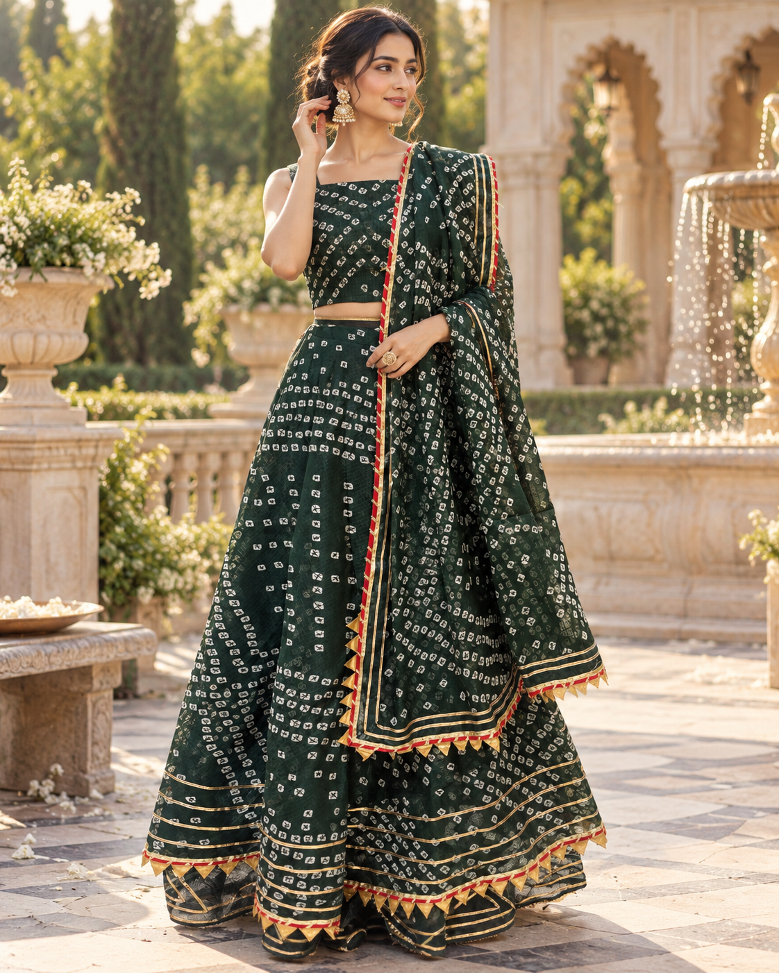 Kota Doria Lehenga