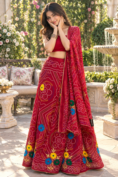 Bandhni Lehenga