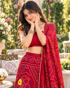 Bandhni Lehenga