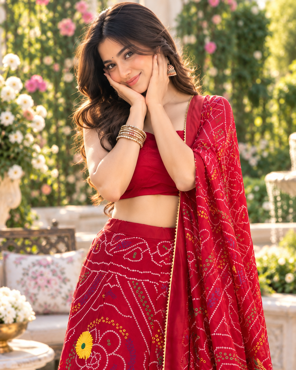 Bandhni Lehenga