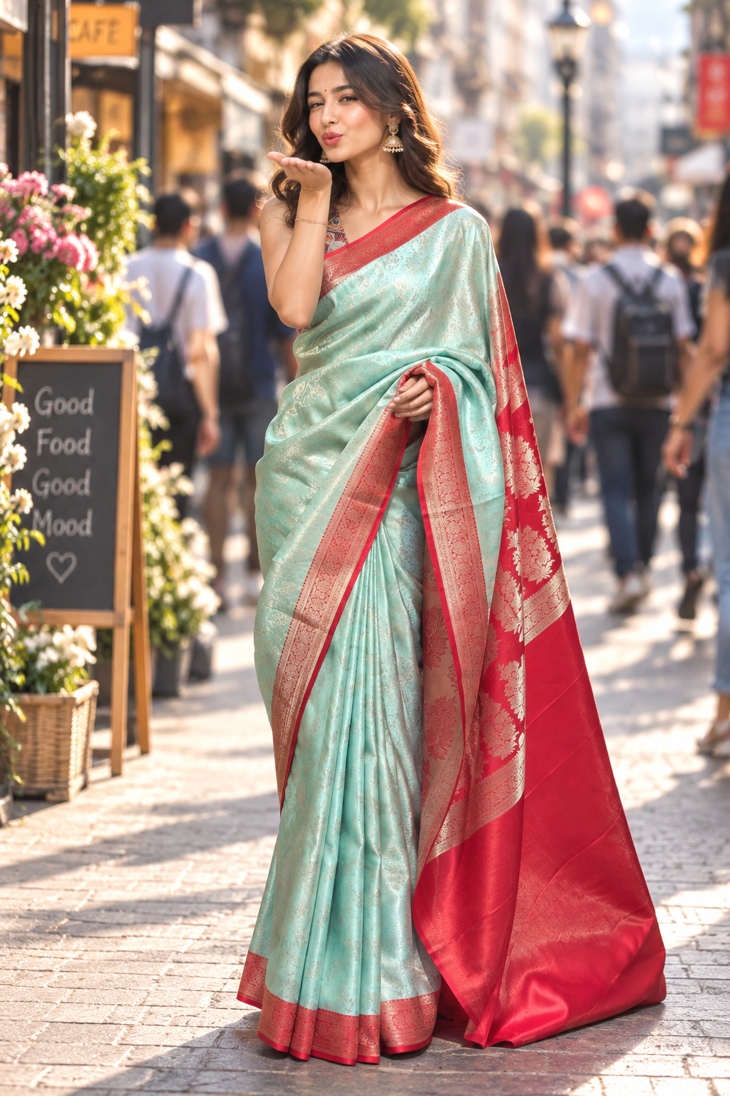 Banarasi Mashru Silk