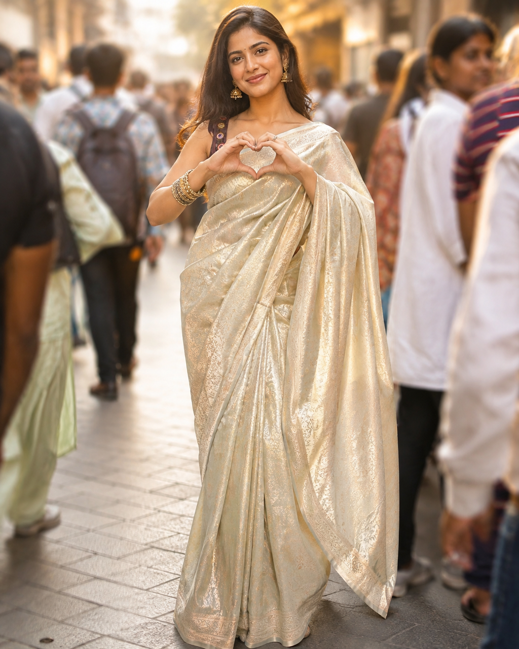 Banarasi Mashru Silk