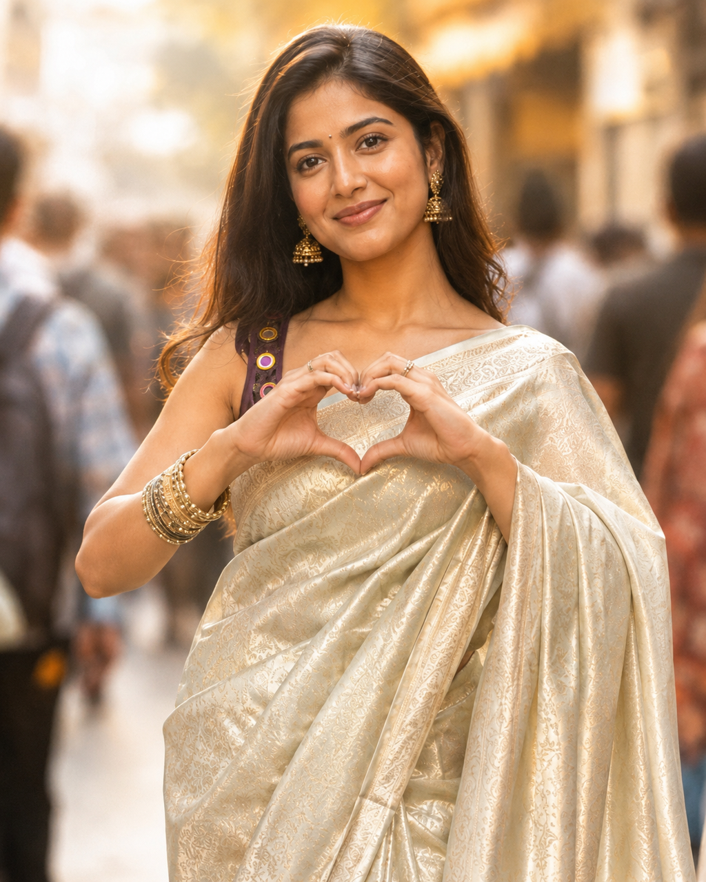 Banarasi Mashru Silk