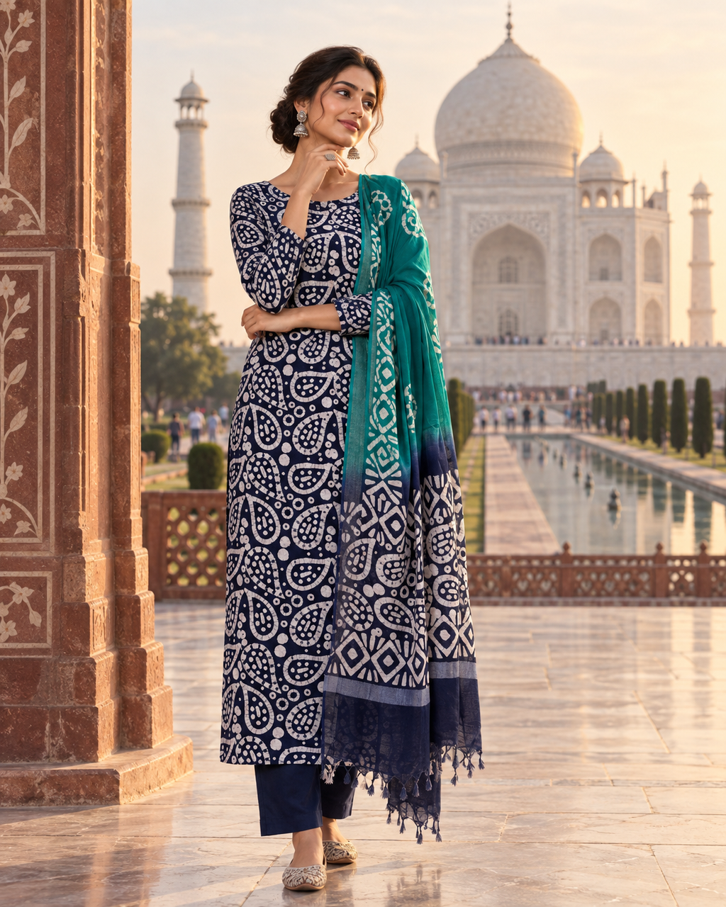 Kalamkari Dress Material