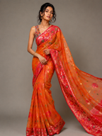 Banarasi tissue silk