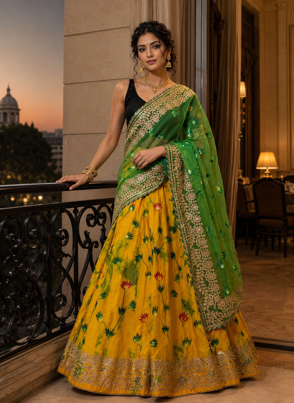 Gota patti lehenga